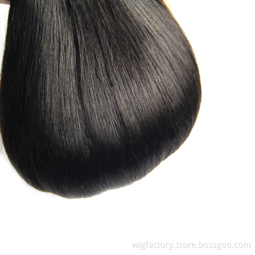 shopping websites 100% virgin human double drawn indian hair, straight hair weave indian remy human hair